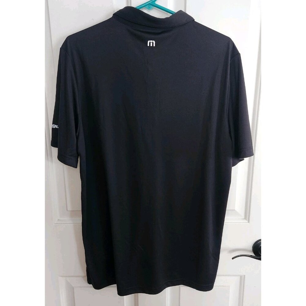 NEW Travis Mathew Polo Shirt Men L Black Golf Coto Prestige Pure Performance NWT - Picture 3 of 6